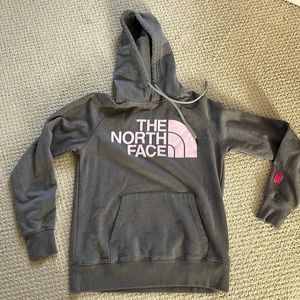 The NorthFace women’s XS- grey/pink